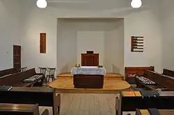 interiér modlitebny