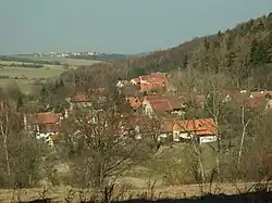 Pohled na obec od jihu