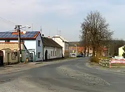 Ledecká ulice v Záluží