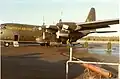 Lockheed C-130 Hercules na letišti Jönköping (1983)