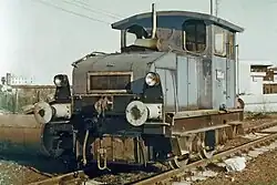 Lokomotiva T200.401 v pražské Michli, 1976