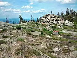 Vrchol Tabule s kamennou mohylou