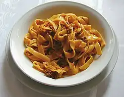 Boloňské tagliatelle