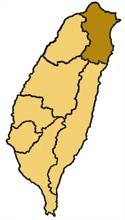 Arcidiecéze Tchaj-pej na mapě