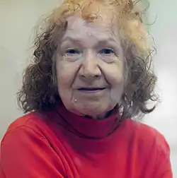 Tamara Samsonovová u okresního soudu ve Frunzenském rajonu v Petrohradě (29. července 2015)