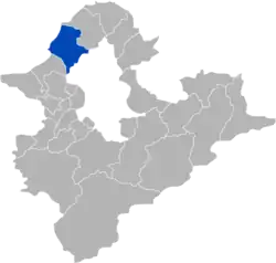 Tamsui Tan-šuej na mapě