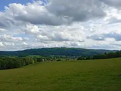 Pohled z Ječného vrchu (květen 2025)