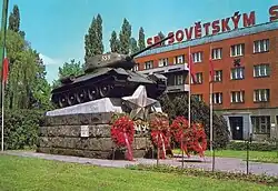 Památník v 80. letech