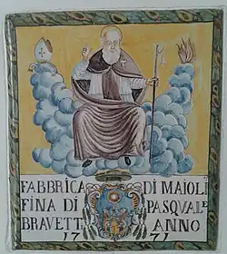 Tabulka se sv. Antonínem opatem (1771)