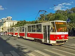 Souprava vozů T6B5SU v Samaře