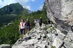 Tatranská magistrála nad Hrebienkom