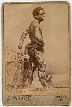 Tetovaný domorodec z Markézských ostrovů