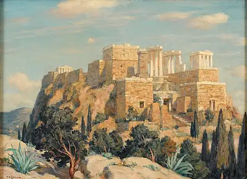 Tavík František Šimon – Akropolis (kolem 1926)