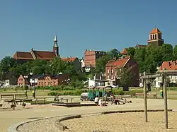 Pohled na Staré město od Visly