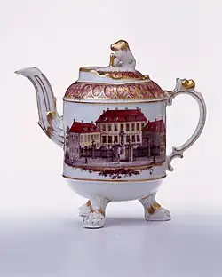 Konvice s pohledem na porcelánku (1763)