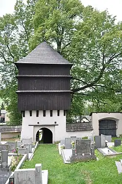 Zvonice katolického kostela