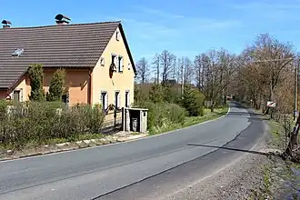 Silnice II/198 v Horním Kramolíně