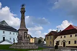 Teplá - sloup Nejsvětější Trojice.jpg