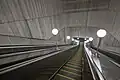 Pohled na eskalátory