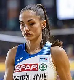 Tereza Petržilková na Halovém mistrovství Evropy v atletice 2023