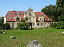 Velkostatek Teschendorf u Rostock (Německo), v letech 1899-1911 v držení Manfreda Collalto