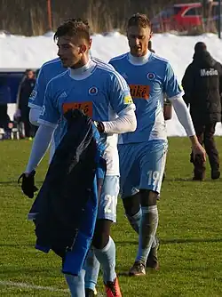 Filip Oršula (v popředí)