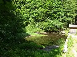 pohled z okraje hráze