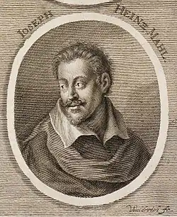 Portrét Josefa Heintze ml. Joachim von Sandrart, Die Teutsche Akademie
