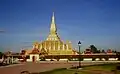 Pha That Luang ve Vientiane, Laos
