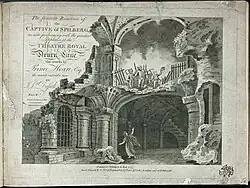 Uvězněná na Špilberku, titulní strana partitury