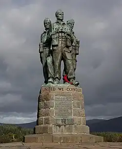 Památník Commandos, Spean Bridge, Skotsko