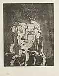 The Face in the Moon (1953-1955) litografie