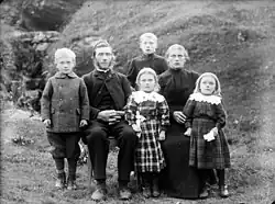 Rodina Solheimových, asi 1910