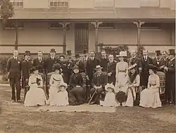 The royal party at Government House, Ottawa