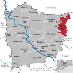 Thiendorf na mapě