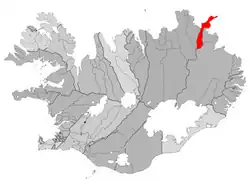 Þórshöfn na mapě