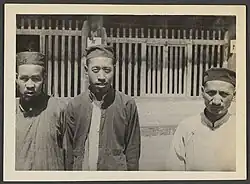 Three muslim student ahongs in Xining