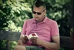 Bořek Mezník na festivalu Přešlap