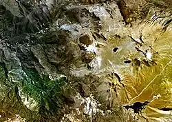 Ticsani na satelitním snímku