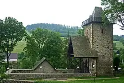 Rekonstruovaný kostel v Podgórkách