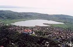 Letecký pohled na Tihany