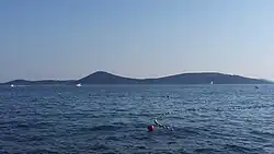 Pohled na Tijat z města Vodice