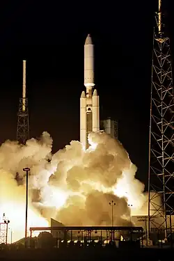 Start rakety Titan IV B z Cape Canaveral Air Force Station (9. září 2006)