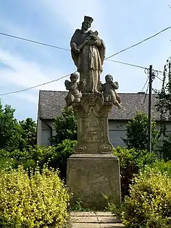 Socha sv. Jana Nepomuckého v Attale