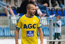 Tomáš Vondrášek v dresu Teplic