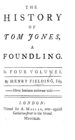 Titulní strana vydání z roku 1749