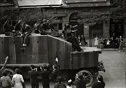 Frankistak Donostia okupatzen, 1936