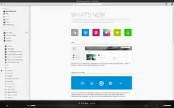 Tomahawk 0.8.2 běžící na Linux Mintu