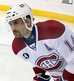 Tomáš Plekanec v dresu Montreal Canadiens