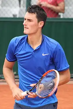 Bernard Tomic na French Open 2016